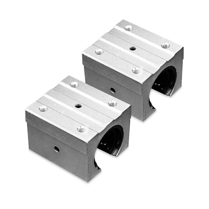 DEEPDREAM 2pcs SBR30UU Aluminum Block 30mm Linear Motion Ball Bearing Slide Block Match for SBR30 30mm Linear Guide Rail - Image 1